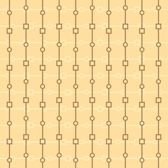 Seamless pattern brown yellow pattern abstract vector lines striped vector minimal