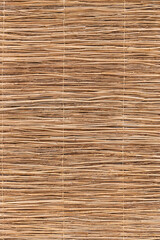 Beige bamboo mat texture