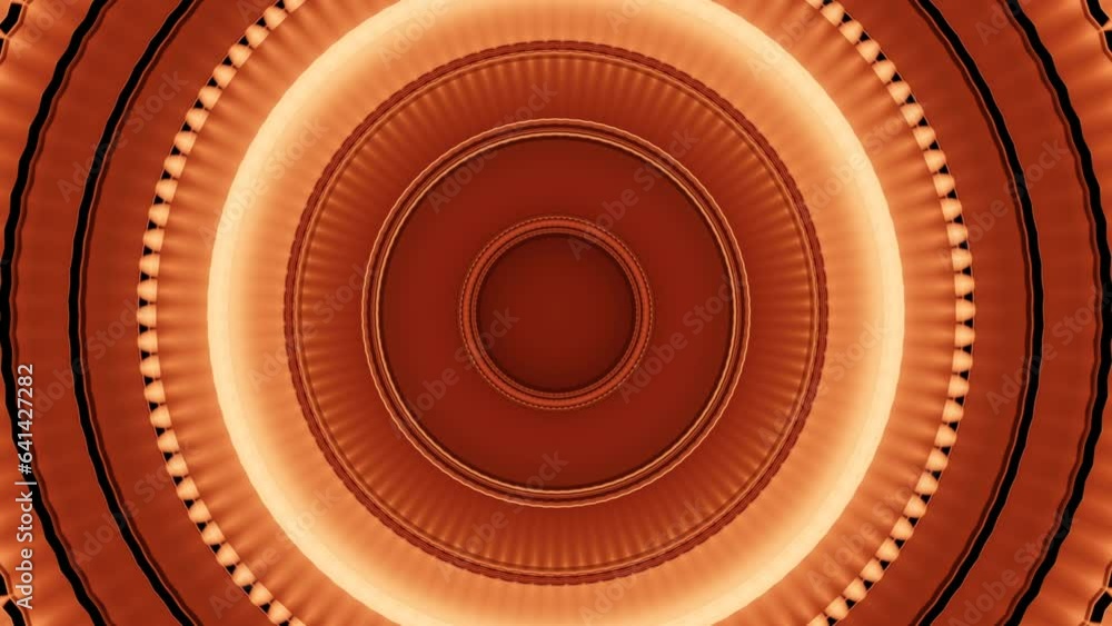 Poster abstract spreading signal, blinking rings. design. technological background with widening glowing te