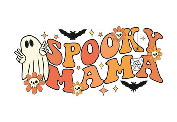 Hallowen Quote, Spooky Season,Retro Halloween, 