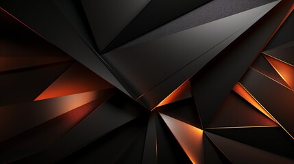 triangle abstract wallpaper, modern colorfull, glow in the dark, neon color, future, SCi, orange, Red, Black