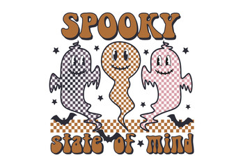 Hallowen Quote, Spooky Season,Retro Halloween, 