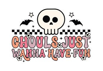 Fototapeta premium Hallowen Quote, Spooky Season,Retro Halloween, 