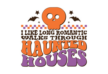 Hallowen Quote, Spooky Season,Retro Halloween, 