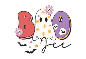 Hallowen Quote, Spooky Season,Retro Halloween, 