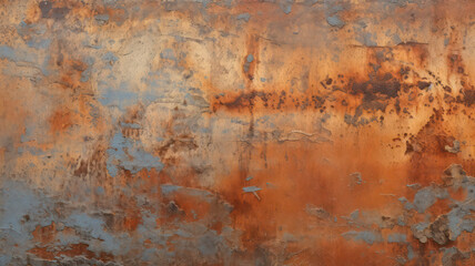 Rustic and weathered steel texture with corrosion and rust