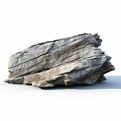 Large Rock, Isolated View. Generative ai