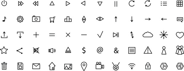 Set of symbols