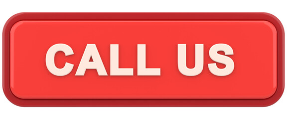 Call us button. 3D illustration.