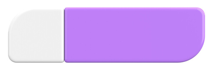 Fototapeta premium 3D button. Empty button. 3D illustration.