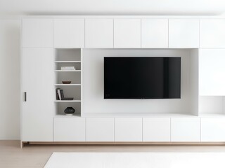 modern living room with tv launch 