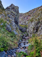 paesaggio alpino presso passo san marco