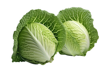 Obraz premium cabbage isolated on white background