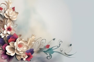 beautiful flowers in vintage stylebeautiful flowers in vintage stylefloral banner with pink, white a