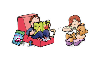 Kinder im Kindergarten