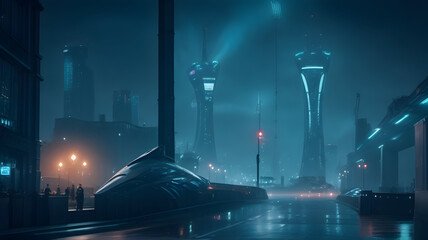 future london ai generated