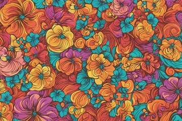 Fototapeta na wymiar abstract floral seamless pattern backgroundabstract floral seamless pattern backgroundfloral seamles