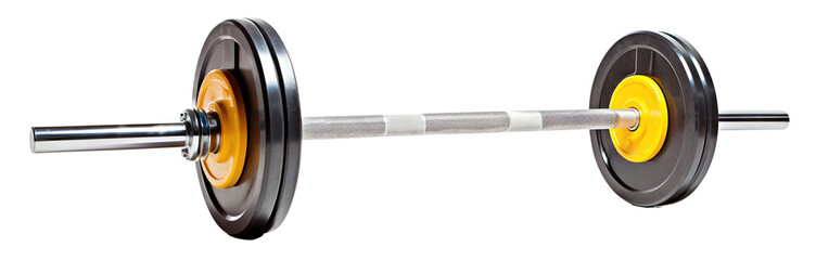 Fototapeta premium barbell isolated on white