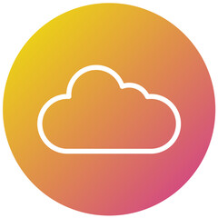 Cloud Vector Icon Design Illustration