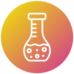 Volumetric flask Vector Icon Design Illustration