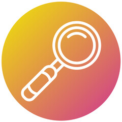 Loupe Vector Icon Design Illustration