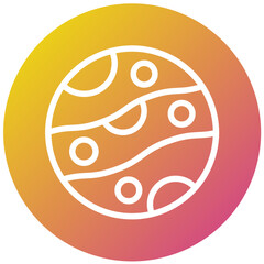 Fototapeta premium Planet Vector Icon Design Illustration