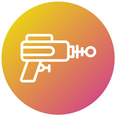 Laser gun Vector Icon Design Illustration