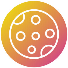 Moon phase Vector Icon Design Illustration