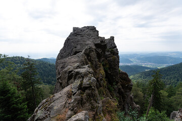 Kandel Aussicht im Schwarzwald in Baden-Württemberg