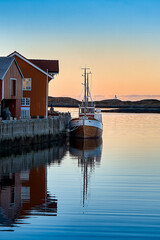 The idyllic island of Finnøya, Ålesund, Norway