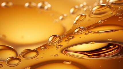 oil drops texture omega bubbles gold liquid