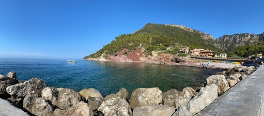 Mediterranean coast village