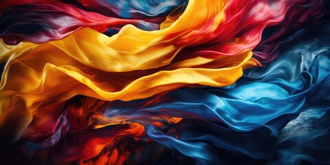 Beautiful colombian colors in artistic way