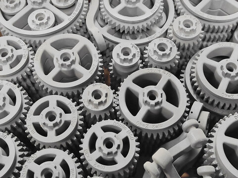 Rapid prototyping - SLS 3D Printing of gears 