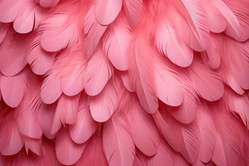 Fototapeten fondo abstracto romantico con plumas rosas © Helena GARCIA