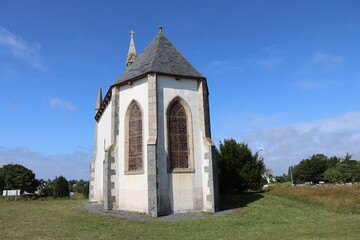 Fototapeta na wymiar Chapelle Notre Dame de l'espérance, village de Binic - Etables sur Mer, département des Côtes d'Armor, Bretagne, France