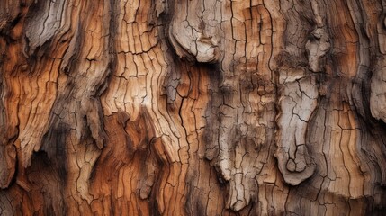A close up of a tree trunk showing the bark