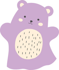 Cute nursery Halloween illustration