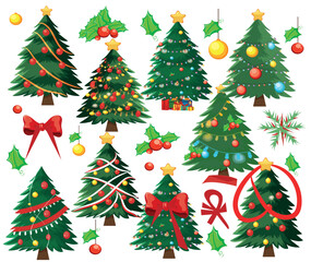 christmas tree with christmas balls