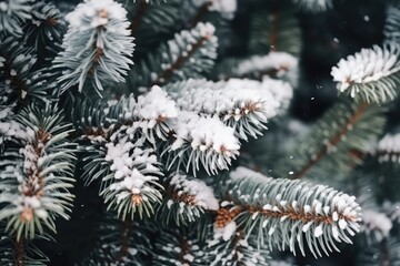 Winter Christmas natural background