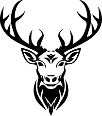 Naklejka premium Dear - Minimalist and Flat Logo - Vector illustration