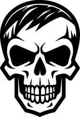 Fototapeta premium Skull - Minimalist and Flat Logo - Vector illustration