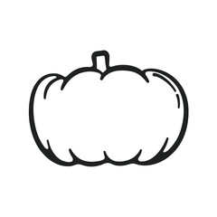 Pumpkin Icon, Halloween Pumpkin, Pumpkin Face, Pumpkin Vector, Pumpkin Illustration, Pumpkin Outline, Halloween Decor, Halloween SVG, Vector Illustration Background