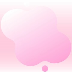 pink speech bubbles -gradient pink background 