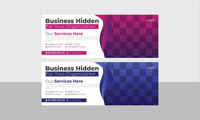 minimalist facebook cover design template vector file