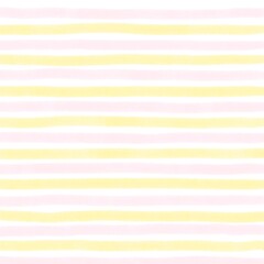 Pink Yellow Stripe Hand Drawn Background