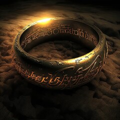 One Ring to Rule Them All: A Symbol of Power and Corruption - obrazy, fototapety, plakaty