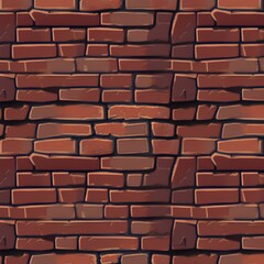 Brick Texture with Flat Colors and Line Art, Evoking a Shadowless World of Ceephax's Imagination