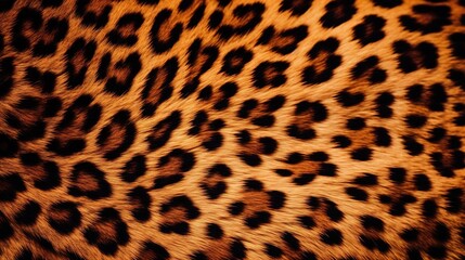Leopard fur texture. Close-up of a leopard skin
