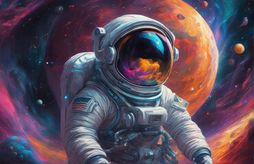 Extraterrestrial Galaxy in Deep Space